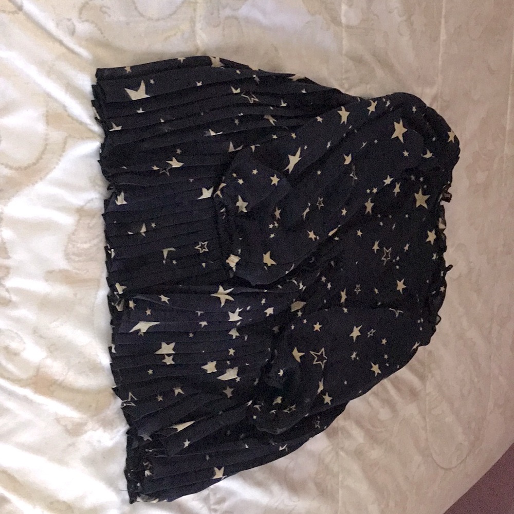 Mayoral Navy Dress With Gold Stars